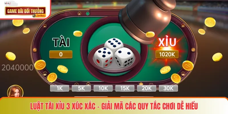 Luật Tài Xỉu 3 Xúc Xắc